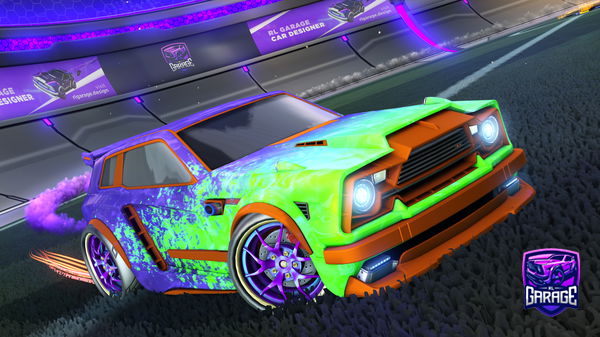 A Rocket League car design from CpG