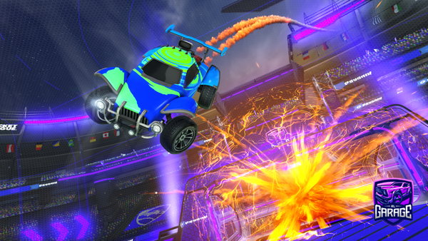 A Rocket League car design from cironak400