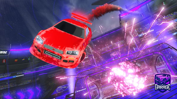 A Rocket League car design from LiamLFH76