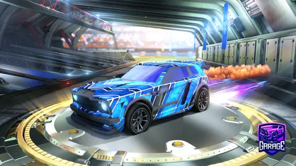 A Rocket League car design from Moonlight_FrFr