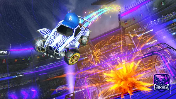 A Rocket League car design from Insopxrtable