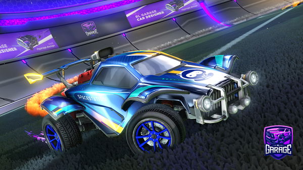 A Rocket League car design from oszzso