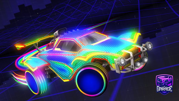 A Rocket League car design from N0D4T