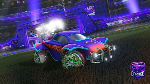 A Rocket League car design from Ebbzon