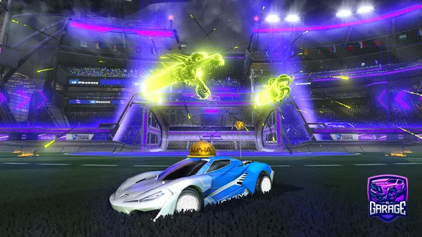 A Rocket League car design from DARKHORIZON11