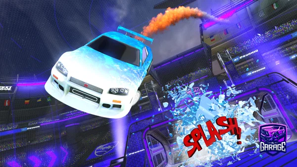 A Rocket League car design from Mcblues3245