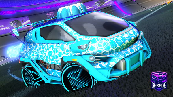 A Rocket League car design from MiniNey_