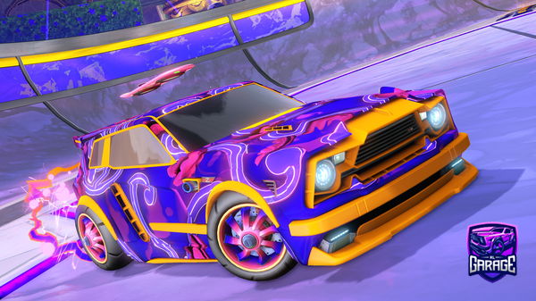 A Rocket League car design from Roffeloffe