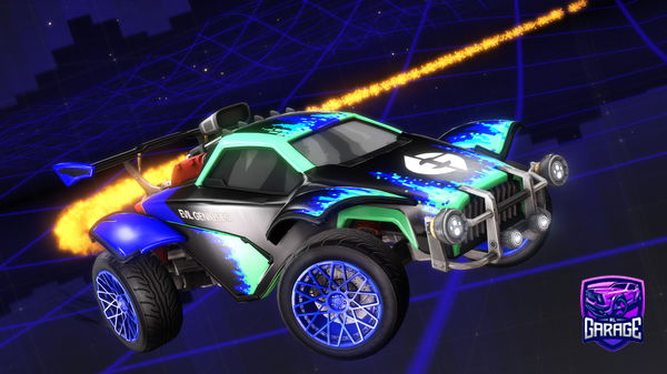 A Rocket League car design from Nextproevan225