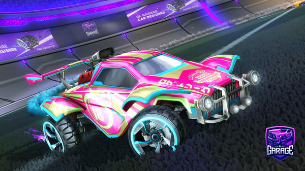 A Rocket League car design from Jasonkami