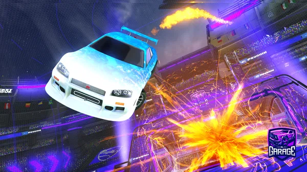 A Rocket League car design from Bazar1000