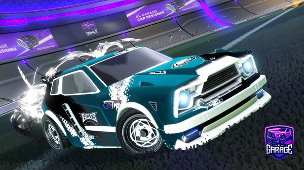 A Rocket League car design from DiamondKing9998