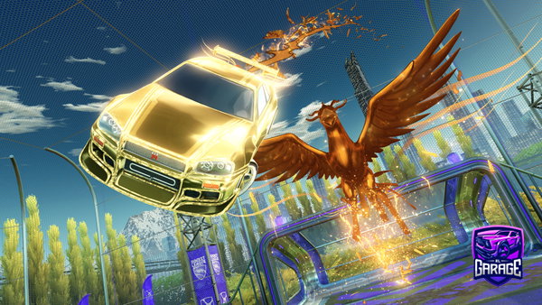 A Rocket League car design from davidbarragan98