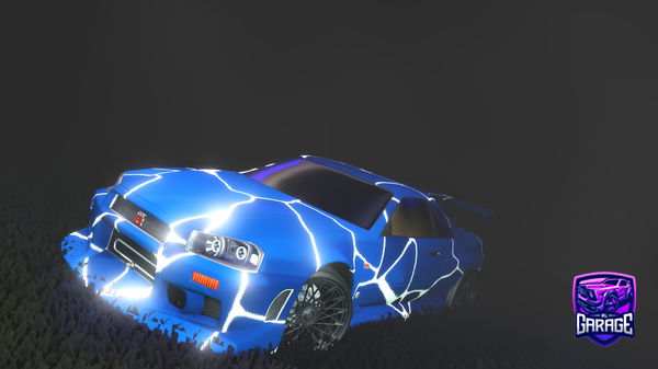 A Rocket League car design from gamingjustin89