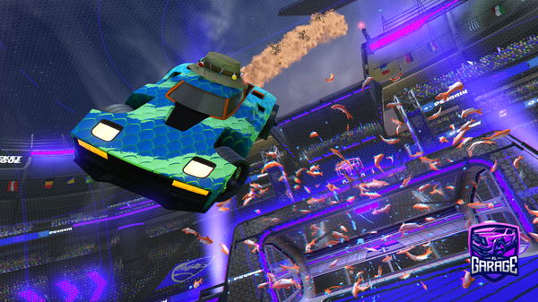 A Rocket League car design from Fishiey