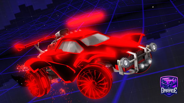 A Rocket League car design from DarkMist182