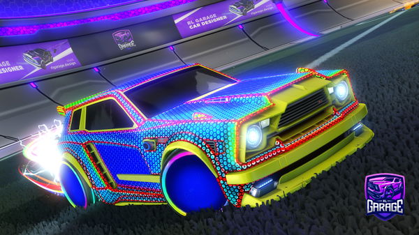 A Rocket League car design from Zxtos