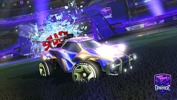 A Rocket League car design from gagagagagoego