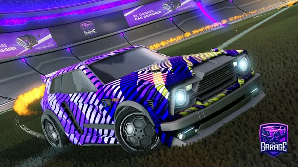 A Rocket League car design from Hey4093