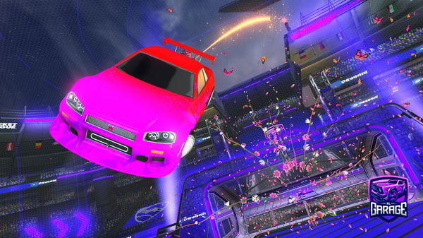 A Rocket League car design from Faze_skeleton_xd