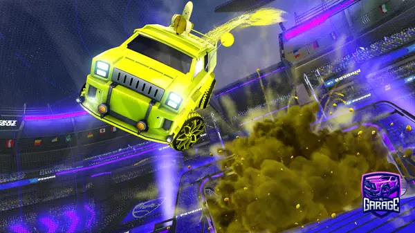 A Rocket League car design from zuma1209