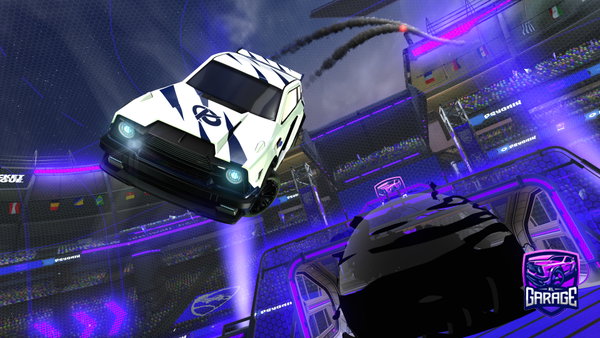 A Rocket League car design from Kingushiro