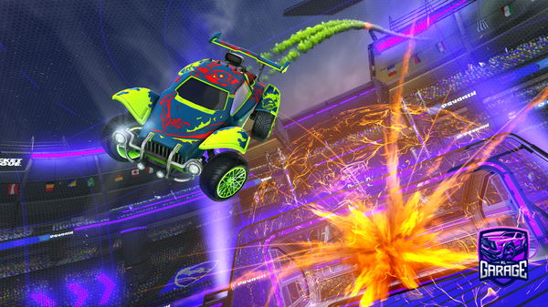 A Rocket League car design from 10137