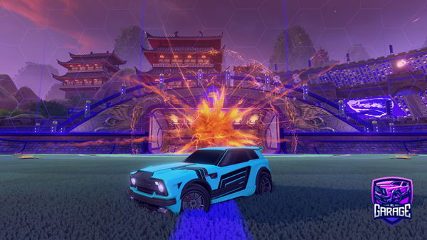 A Rocket League car design from QBOT888