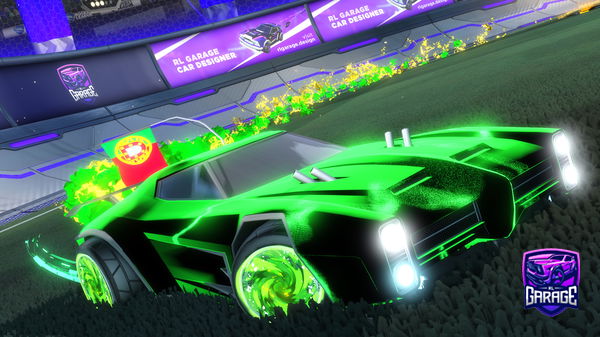 A Rocket League car design from Foo