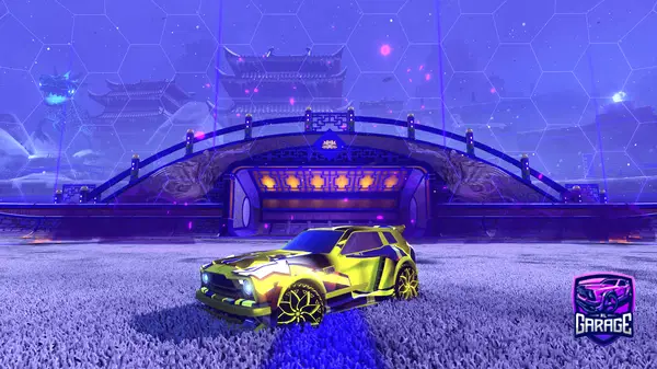 A Rocket League car design from PurpleVenom2123