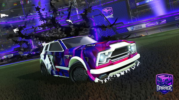 A Rocket League car design from Smashthatgoat