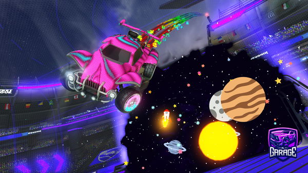 A Rocket League car design from HDColic