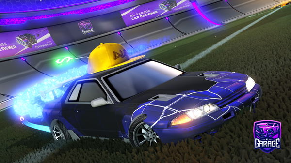 A Rocket League car design from THEO67210