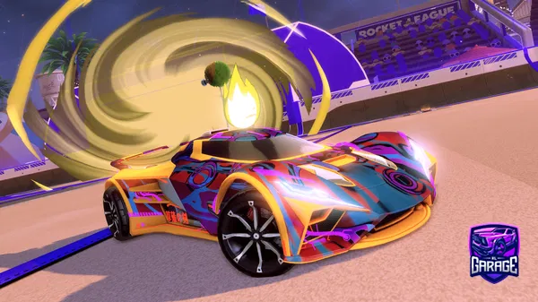 A Rocket League car design from imot-rm