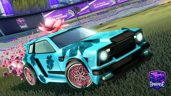 A Rocket League car design from SaltySylveon