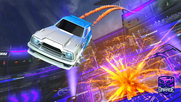A Rocket League car design from Pellwurst