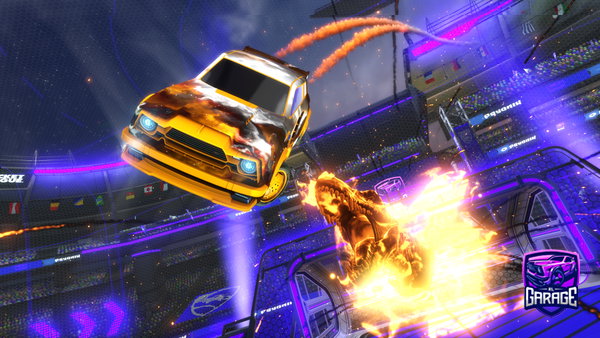 A Rocket League car design from VISION_hoTsam07