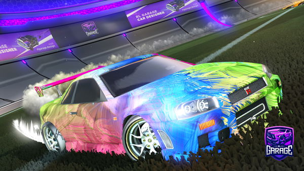 A Rocket League car design from GFuelTripp