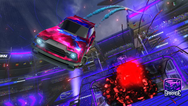 A Rocket League car design from Erbse