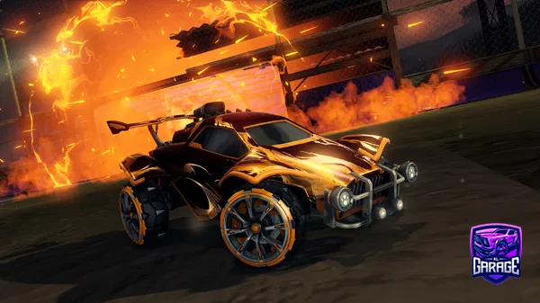A Rocket League car design from Ludar