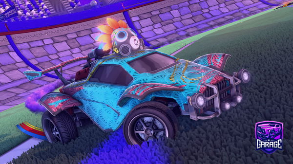 A Rocket League car design from TrCherry