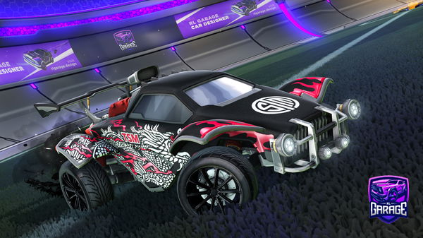 A Rocket League car design from LividFalcon