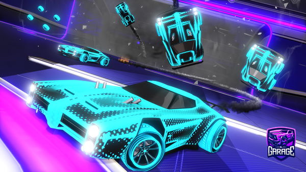 A Rocket League car design from lucas098br