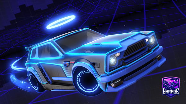 A Rocket League car design from mattqdev