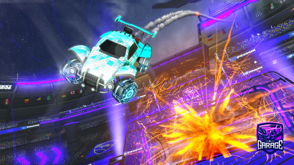 A Rocket League car design from fishy768