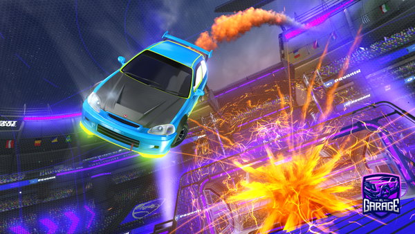 A Rocket League car design from Yeray08
