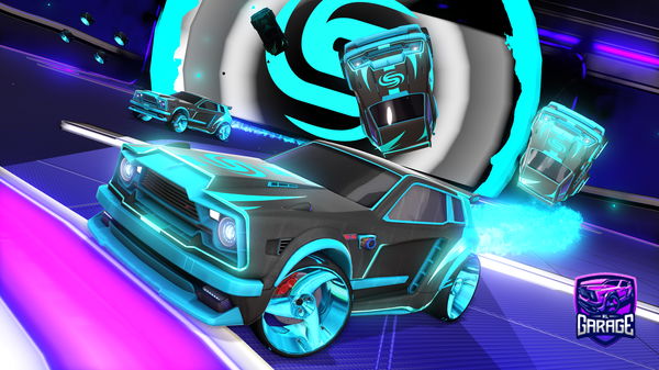 A Rocket League car design from Enderben7