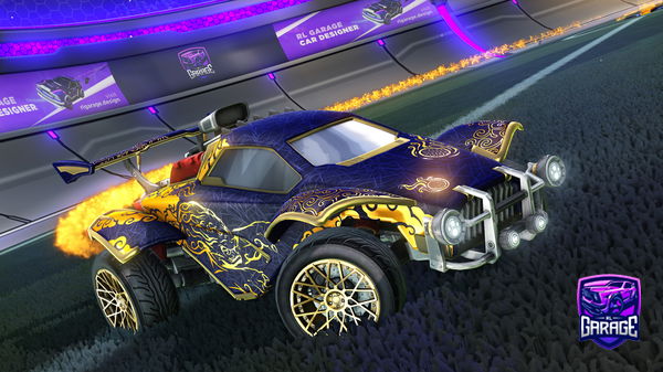 A Rocket League car design from Gabriel007zzzz