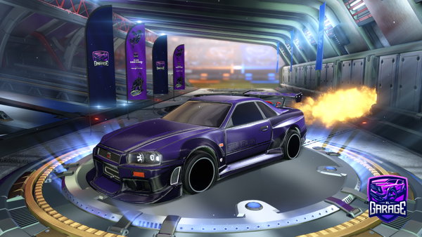 A Rocket League car design from Cristyan098