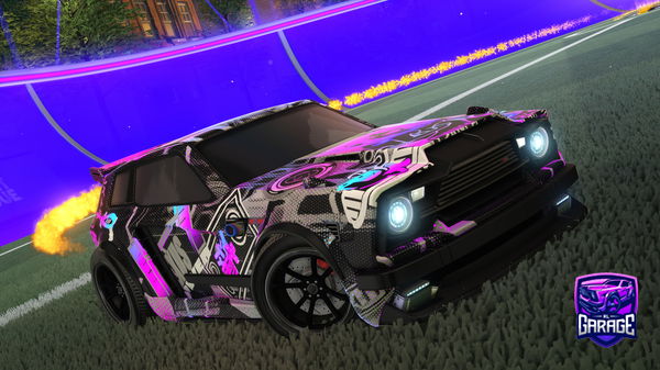 A Rocket League car design from Industryfox